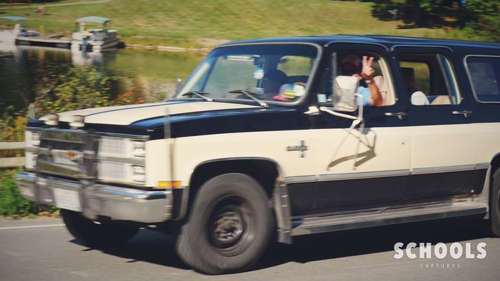 Black/white two-tone Suburban